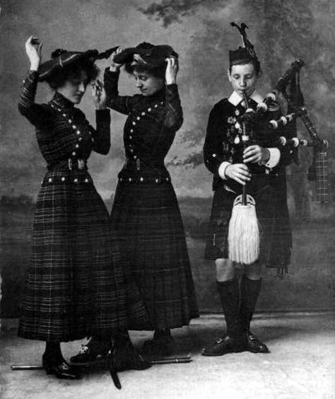 Old photograph of traditional dancers and young Scots Piper in Highland Perthshire, Scotland Scottish Country Dancing, Scottish Highland Dance, Perthshire Scotland, Highland Dancing, Scottish Dress, Scottish Women, Vintage Scotland, Scottish People, Scotland History