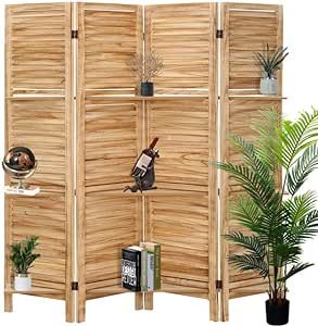 Wood Room Dividers, Shelves Freestanding, Portable Partitions, Panel Divider, Portable Room Dividers, Wood Room Divider, 4 Panel Room Divider, Portable Walls, Room Divider Walls