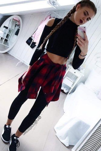 Popular Back to School Outfits picture 4 Makeup Ideas For Teens, Back To School Outfits Ideas, School Outfits Ideas, Teenage Clothing, Glam Squad, Crop Top Outfits, Teenager Outfits, Cute Fall Outfits, Pinterest Fashion