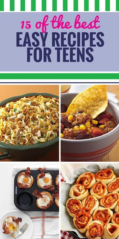 15 Easy Recipes for Teens. Teens are starting to develop their own tastes, and often have more time to make food than their parents (especially when they're eating 100 meals a day). These recipes are easy enough to whip up any time. Here's an idea - make Teen Cooking Recipes, Easy Recipes For Teens, Recipes For Teens, Cooking Recipes Easy, Pumpkin Cookies Easy, Cooking Fish, Recipe For Teens, Kids Cooking Recipes, Easy Recipes For Beginners