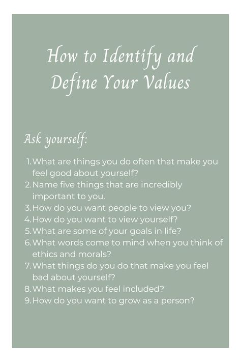 How To Identify Your Goals, How To Identify Your Core Values, What Are Values Life, List Of Values Life, List Of Morals And Values, What Are Your Values, Journal Prompts For Values, Getting In Touch With Your Spirituality, How To Know Your Core Values