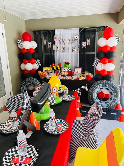 Boys parties, ATV,4 wheeler,raceway,6th birthday Atv Themed Birthday Party, 4 Wheeler Birthday Party Decorations, Four Wheeler Birthday Party Decorations, Quad Birthday Party, Atv Birthday Party Ideas, Four Wheeler Birthday Party, 4 Wheeler Birthday Party, Need 4 Speed Birthday, Motocross Birthday Party