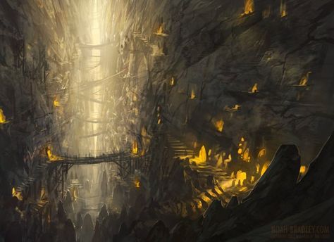 underground city Rpg City, Desert Tower, Dwarven City, Fantasy Locations, Scene Inspiration, الفن الرقمي, Campaign Ideas, Underground Cities, Fantasy City