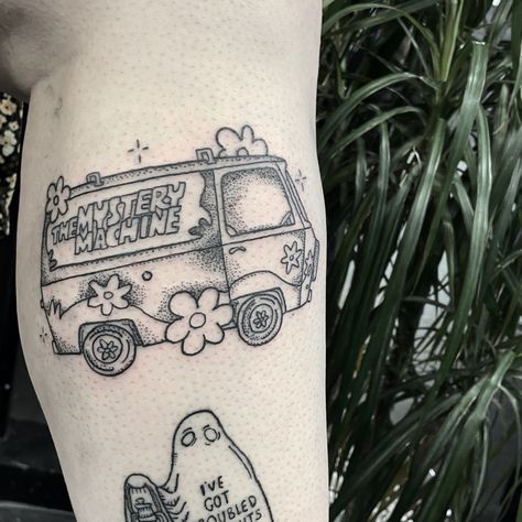 Mystery Machine Tattoo, Cat Kingston, Kingston Tattoo, Mama Tattoo, Reference Board, Mystery Machine, Machine Tattoo, Tasteful Tattoos, Tattoo Art Drawings