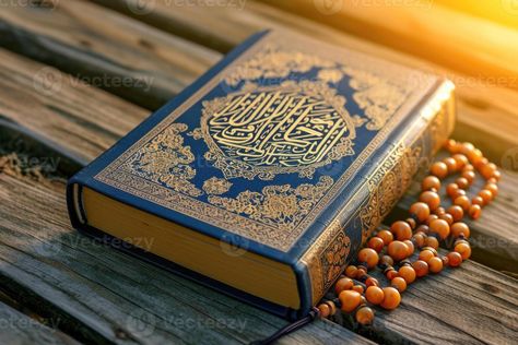 AI generated Islamic Holy Al Quran with Arabic calligraphy and tasbih beads Online Quran, Tree Saw, Wedding People, Learn Quran, The Quran, Heart Tree, Islamic Messages, Cityscape Photos, Holy Quran