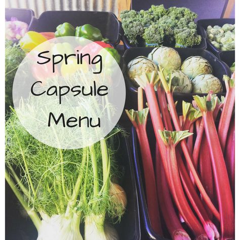 TSLL Spring Capsule Menu Luxurious Life, Spring Capsule, Seasonal Ingredients, Fresh Ingredients, Cooking Kitchen, Living Well, Bon Appetit, Meal Planning, The Kitchen