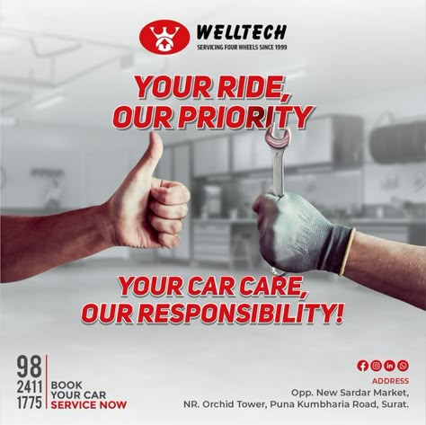 Car Services Ads, Car Service Ads, Car Service Ads Creative, Customer Service Week, Car Advertising Design, Truck Repair, Social Media Advertising Design, Automotive Marketing, Car Repair Service