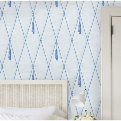 Schumacher Modern Toile Wallpaper, Schumacher Acanthus Stripe Wallpaper, Blue And White Wallpaper Schumacher, Schumacher Butterfly Wallpaper, Schumacher Birds And Butterfly Wallpaper, Paul Poiret, Paper Wallpaper, Painted Leaves, White Wallpaper