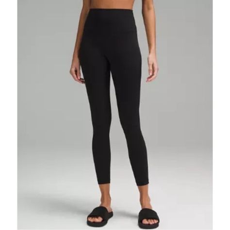 Lululemon align high rise reversible leggings black size 10 Lululemon Align, Poshmark Lululemon, Black Leggings, Lululemon Athletica, High Rise, Size 10, Leggings, 10 Things, Pants