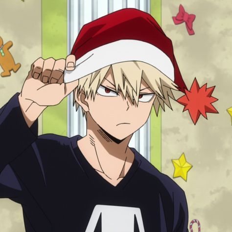 Boku no Hero Academia Futurisme Retro, Bakugou Manga, Anime Christmas, Best Hero, Christmas Icons, Hero Academia Characters, Funny Anime Pics, An Anime, Otaku Anime