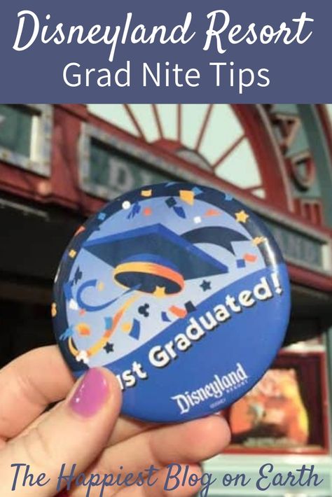 Grad Nite Tips Gradnight Outfit Disneyland, Disney Senior Trip, Disney World Graduation Pictures, Disney Grad Photos, Grad Night Disneyland, Grad Trip Ideas, Disneyland With A Toddler, Disneyland Resort California, Disneyland Vacation Planning