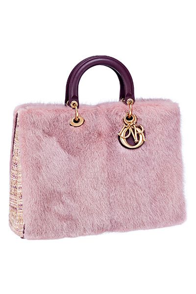 Dior Dior Purse, Christian Dior Handbags, Tout Rose, Hand Purse, Fur Bag, Pink Fur, Dior Handbags, Beautiful Handbags, John Galliano