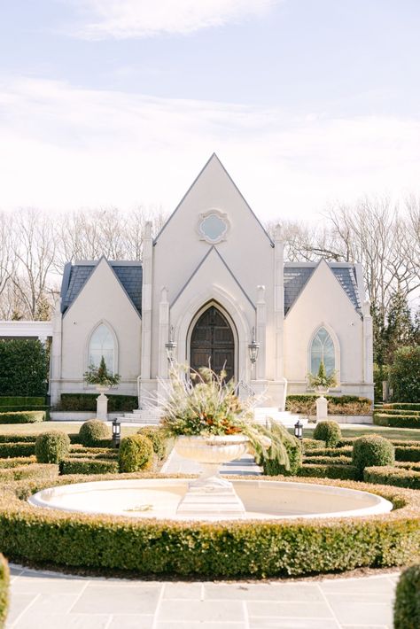 Park Chateau Estate & Gardens Wedding in New Jersey Pretty Place Chapel, Park Chateau, Estate Gardens, Two Love Birds, Estate Garden, Rainy Wedding, Wedding Reception Centerpieces, Chateau Wedding, European Architecture