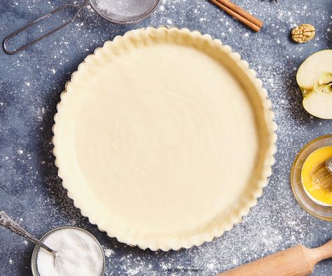 Hot Water Pie Crust | Linda's Best Recipes Hot Water Pie Crust Recipe, Hot Water Pie Crust, Hot Water Pie, Peanut Butter Mousse Pie, Water Pie, Hot Water Pastry, Basic Pie Crust, Making Pie Crust, Pie From Scratch