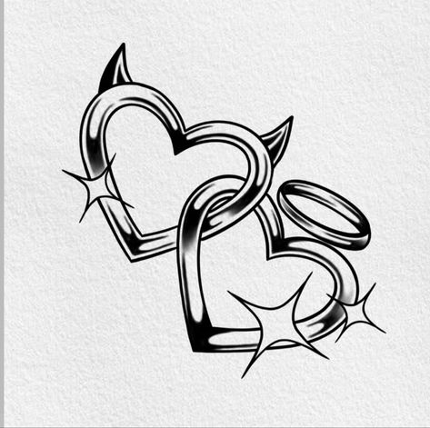 Flail Tattoo Heart, Cute Matching Tattoos For Couples Love, Tramp Stamp Tattoos Stencil, Simple Flash Art, Heart Handcuff Tattoo, Matching Gothic Tattoos, Long Text Tattoo, Cute Tattoos For Couples, Small Hearts Tattoo