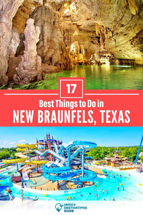 17 Best Things to Do in New Braunfels, TX — Top Activities & Places to Go! Texas Travel Weekend Getaways, San Antonio Vacation, Texas Getaways, Texas Vacation, Texas Adventure, Travel Texas, New Braunfels Texas, Texas Vacations, Road Trip Places