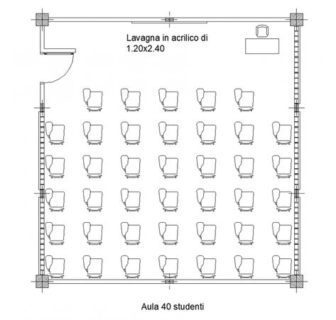 College classroom detail plan layout file Architecture College Plan, 21st Century Classroom Design, High Tech Classroom, Computer Lab Design, Classroom Floor Plan, Preschool Classroom Layout, Active Learning Classroom, University Classroom, Seating Chart Classroom