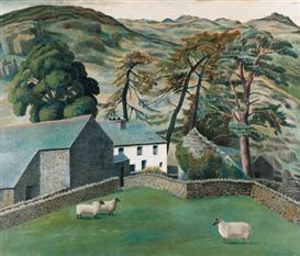 Dora Carrington, Watendlath Farm, Cumberland Dora Carrington, Tin Foil Art, Duncan Grant, Vanessa Bell, British Landscape, Bloomsbury Group, Canvas Art Projects, British Artists, English Art