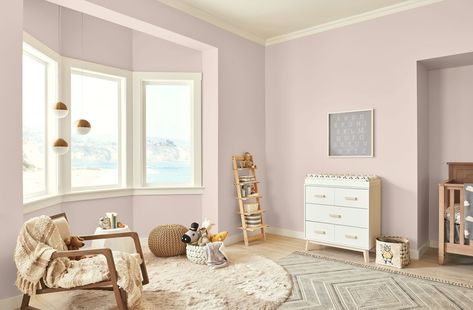 Behr Color Trends, Pink Paint Color, Light Pink Paint, February Colors, Pink Paint Colors, Behr Colors, Behr Paint Colors, Color Of The Month, Buy Land