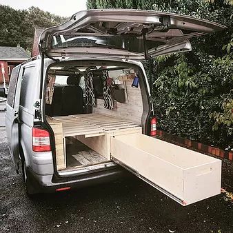 Drawer Slides | The Ply Guys Campervan Bench Seats, Vw Kampeerwagens, Campervan Furniture, Astuces Camping-car, Kangoo Camper, Campervan Bed, T4 Camper, Bench Sofa, Kombi Home