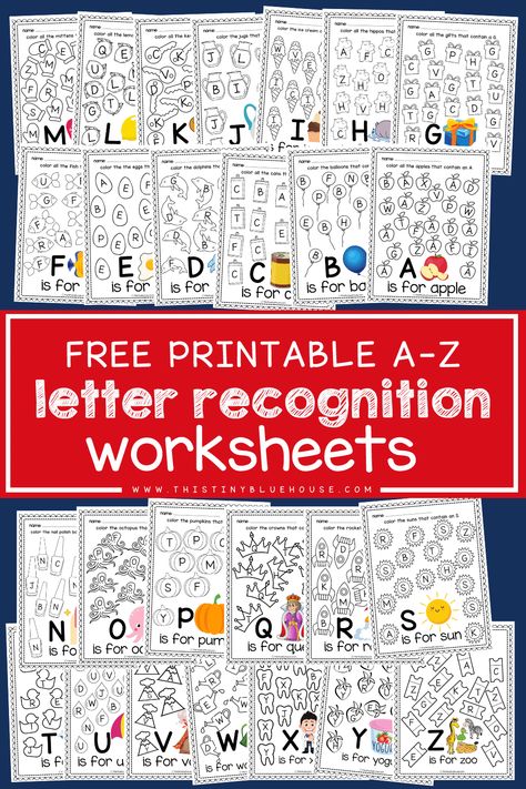 Letter Practice Sheets, Letter Recognition Games, Free Printable Alphabet Worksheets, Letter Recognition Worksheets, Printable Alphabet Worksheets, Letter Recognition Activities, Three Letter Words, Nanning, Alphabet Recognition