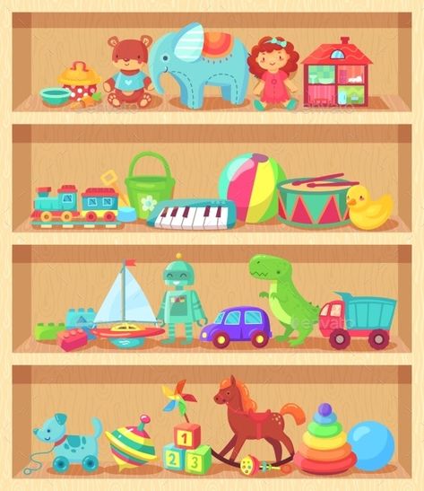 Ball Robot, Toys Illustration, Baby Piano, Piano Girl, Toys Cartoon, Funny Cartoon Characters, Girl D, Cartoon Toys, Animal Baby