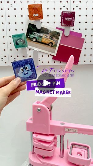 985 reactions · 81 shares | Pin Badge or Fridge Magnet Maker #printing #craft #unboxing #fridgemagnets #badge #smallbusinessph #businessideas2024 #digitalart | Pauline Lape | Pauline Lape · Original audio Ref Magnet, Diy Magnets, Badge Maker, Fridge Magnet, Pin Badges, Fridge Magnets, Magnets, Craft Ideas, Audio