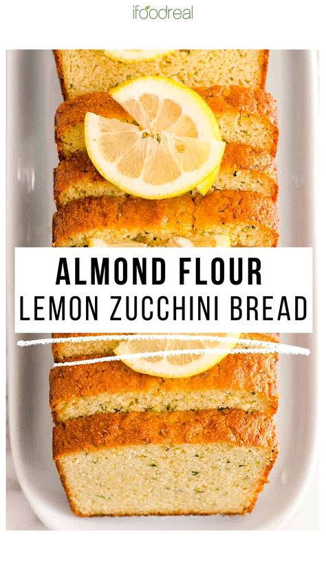 This Healthy Lemon Zucchini Bread is super moist, lemon-y, sweet and so soft. This easy recipe will blow your mind! Great for dessert and healthy enough for breakfast or snack. Healthy Lemon Zucchini Bread, Lemon Zucchini Bread, Zucchini Bread Healthy, Almond Flour Bread, Lemon Zucchini, Almond Flour Recipes, Zucchini Bread Recipes, Keto Diet Food List, Zucchini Bread