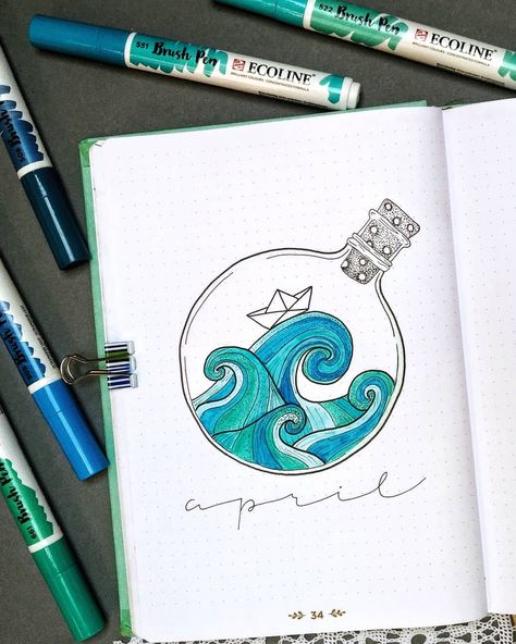 Creative Meditation, April Bullet Journal, خريطة ذهنية, Art Sketches Doodles, Paper Journal, Bullet Journal Mood, Bullet Journal Notebook, Bullet Journal Themes, Bullet Journal Writing