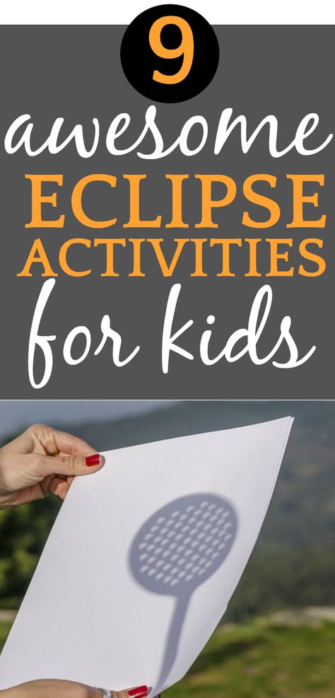 Eclipse Lesson Preschool, Eclipse Ideas Preschool, Solar Eclipse Experiments For Kids, Solar Eclipse Science Project, Solar Eclipse Classroom, Eclipse Ideas For Kids, Eclipse Art Activities, Eclipse Science Activities, Eclipse Experiments For Kids