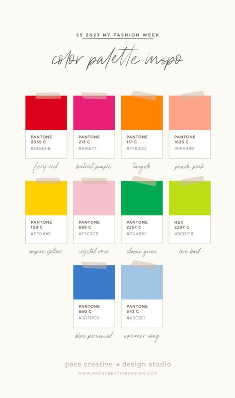 Brand board/ vision board based off of Pantone Spring/ Summer 2023  color pallet. Trending Colours 2023 Fashion, Colour Palette 2023 2024, 2023 Brand Color Palette, Pantone Colour Trends 2024, Pantone Color Palettes 2023, Pantone Colors 2023/2024, Spring Summer 2024 Colours, Bold Summer Color Palette, Summer Colour Palette 2023