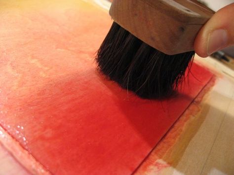 How to make color gradations in mokuhanga Mokuhanga Block Prints, Japanese Block Print, Woodblock Printmaking, Woodcut Art, Woodcuts Prints, Japanese Woodblock Printing, Colour Field, Monoprint, Print Artist