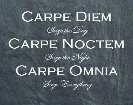 Carpe vitam. "Es un sinsentido vivir nuestra vida como si fuera eterna, pero no es menos absurdo vivirla como si la muerte fuera inminente.S.M. Seize The Moment Tattoo, Carpe Omnia Tattoo, Seize The Night Tattoo, Seize The Moment Quotes, Carpe Noctem Tattoo, Tattoo Quotes Latin, Quotes Latin, Carpe Diem Art, Slipping Through My Fingers