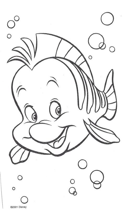 Ariel Coloring Pages, Little Mermaid Characters, Ariel And Flounder, Easy Disney Drawings, Mermaid Images, Appliqué Patterns, Disney Princess Coloring Pages, Mermaid Drawings, Mermaid Coloring Pages