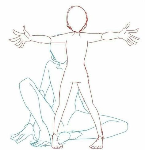 Mata Manga, Base Sketch, Drawing Body Poses, Sketch Poses, 카드 디자인, Body Pose Drawing, Drawing Templates, Poses References, Figure Drawing Reference