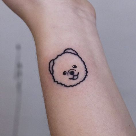 14 Of The Best Pomeranian Tattoo Ideas Ever | Page 2 of 3 | PetPress Pomeranian Tattoo, Dog Tattoo Ideas Minimalist, Small Dog Tattoo, Small Friendship Tattoos, Insect Tattoos, Fluffy Pomeranian, Tattoo Ideas Minimalist, Small Dog Tattoos, Happiness Tattoo