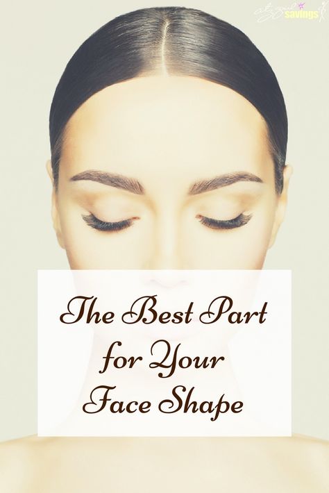 The CGS Team is sharing how to determine your face shape and rock the best hair part for your shape. What if the part you rock on a daily basis isn’t the best one for the shape of your face? #hairpart #beautytips #faceshape How To Part Your Hair Face Shapes, Hair Part For Round Face, How To Part Your Hair In The Middle, Middle Or Side Part Hair, Side Or Middle Part Hair, How To Determine Your Face Shape, Updos For Long Face Shape, Middle Hair Part Hairstyles, How To Part Hair In Middle