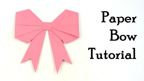 Watch this video to learn how to make an origami bow/ribbon. Specially this bow/ribbon is made for kids toys. This origami bow/ribbon is so easy to make, just follow the instructions step by step and try to make. So I hope this tutorial will help you to make paper bow/ribbon with color paper. Bow Origami, Made For Kids, Make A Bow, Paper Bow, Paper Origami, Bow Ribbon, Make Paper, Color Paper, How To Make Paper