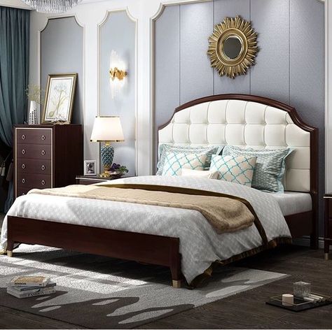 Nightstands, beds, side tables, cabinets or armchairs are some of the luxury bedroom furniture tips that you can find. Every detail matters when we are decorating our master bedroom, right? #luxuryfurniture #exclusivedesign #interiodesign #designideas #luxuryinteriordesign Lift Up Storage Bed, Mens Bedding Sets, Interior Design Showroom, Storage Bed Frame, King Style, Bed Headboard Design, Luxury Bedroom Furniture, Popular Interior Design, Brown Bed