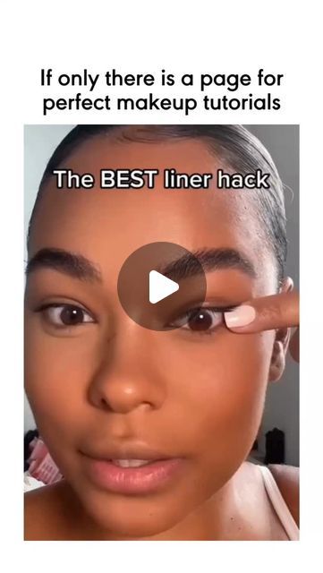 Glowup Makeups on Instagram: "Best eyeliner hack ever 😍✨

#eyelinertutorial #reelsinstagram" Eye Lining For Beginners, Perfect Makeup Tutorial, Eye Lining, Best Eyeliner, Eye Liner Tricks, Makeup Tricks, Beauty Sleep, Eyeliner Tutorial, Perfect Makeup