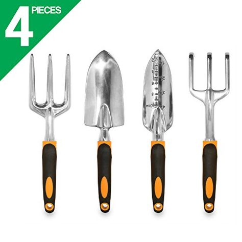 GardenHOME Ergonomic Garden Tools 4 Piece Tool Set >>> Want additional info? Click on the image. Ergonomic Tools, Best Garden Tools, Planting Tools, Hand Tool Set, Garden Tool Set, Garden Tool, Garden Hand Tools, Gardening Supplies, Gardening For Kids