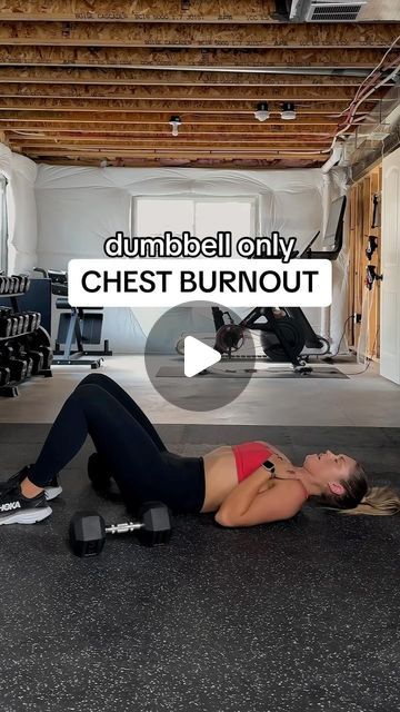 Dumbbell Workouts For Women on Instagram: "(Save this for later 🔰) HATE PUSH-UPS?! Try this chest burnout straight from inside @movementwithjulie weekly workout plan 💪🏼🔥🤝  Grab some dumbbells and get this tri-set ⬇️  ▪️14 alternating chest fly  ▪️12 chest press (tempo)  ▪️10 inner press hold   Repeat 3x   I HAVE A CHALLENGE FOR YOU: ditch the gym and try dumbbell only workouts at home for the next 30 days and watch your RESULTS skyrocket 📈 🔥👊🏼 you ready?! I’ve got you! 👀  Dumbbell workouts are not only crazy convenient, especially as we head into the busier months, but they’re just as effective as gym workouts if you’re doing them right and can truly be done just about anywhere…   I’ve seen:  ▪️in your bedroom or in home office  ▪️living room  ▪️unfinished or finished basement  ▪ Chest Burnout Workout, Dumbbell Workouts For Women, Dumbbell Only Workout, Dumbbell Workouts, Chest Press, Chest Fly, Workouts For Women, Weekly Workout Plans, Arm Day