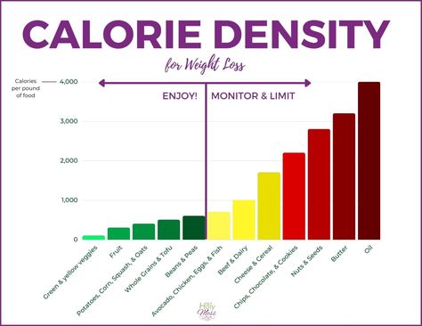 The Holy Mess Calorie Density Chart Calorie Density Chart, Calorie Density, Calorie Dense Foods, Food Eating, Printable Chart, 200 Calories, People Eating, Greens Recipe, Satisfying Food