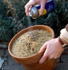 lubricating-sand-a990e05a Fall Garden Checklist, Clean Garden Tools, Storing Garden Tools, Garden Checklist, Kids Gardening Tools, Sand Bucket, Fall Gardening, Bucket Gardening, Planting Tools