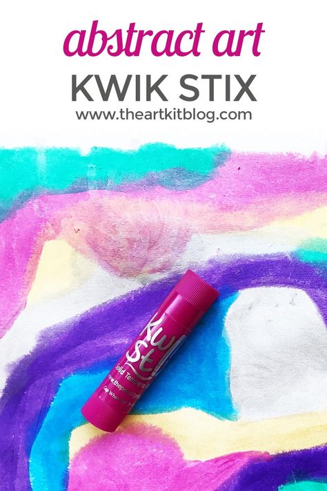 Do you wish there was some sort of magical paint that doesn't require art smocks, cups of water, brushes, tablecloths, and cleanup? Sounds like a dream, right? Well, we recently stumbled across Kwik Stix and it is all those things and more! They claim that you simply "uncap, twist, and paint," and your artwork will be dry in 90 seconds. Now, if your little ones are paint lovers like ours are, you know how much table or counter space is required to hold all those beautiful pieces... Free Paint, Paint Sticks, Oompa Loompa, Fabric Painting Techniques, Paint Fabric, Art Cart, Art Area, Stick Art, Educational Activities For Kids