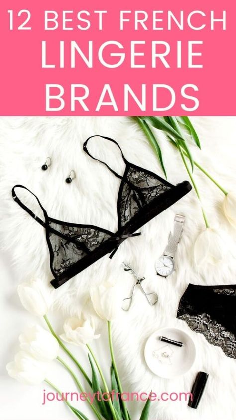 Are you looking for the best French lingerie brands? No other country in the world is known for their effortlessly chic style as the French. It’s as if the French are born with that innate confidence of dressing that we wish to emulate. However, the secret to having the confidence, understated grace and subtle sensuality... The post 12 Best French Lingerie Brands appeared first on Journey To France. Elegant Lingerie, Lingerie Brands, French Lingerie, Lingerie Drawer, French Culture, Lingerie Sets, Aesthetic Design, Lingerie Collection, Brand You