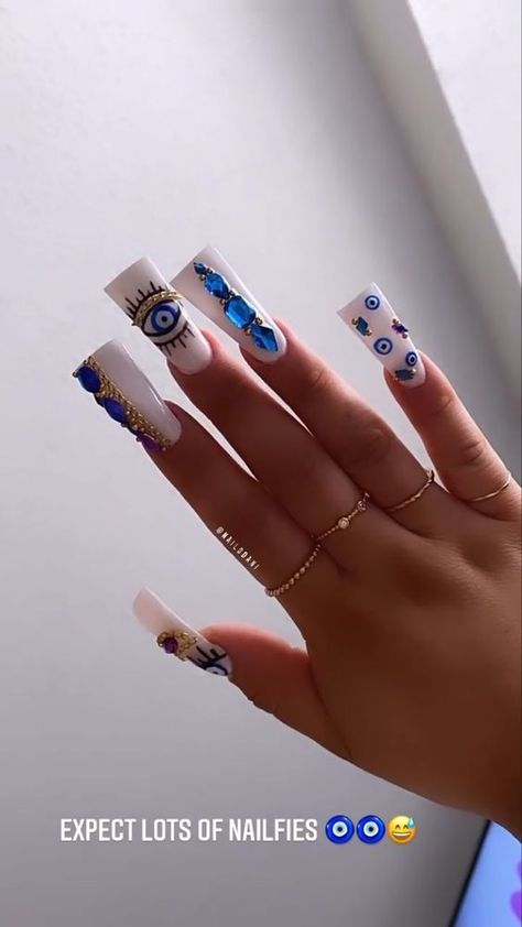 #follow #nailart #nails #nailstagram #acrylicnails #longnails #beautyblog #blogging #blogger #blog Blue Duck Nails, Duck Tip Nails, Brown Acrylic Nails, Acrylic Toes, Duck Nails, Exotic Nails, Long Square Acrylic Nails, Bling Acrylic Nails, Toe Nail Designs