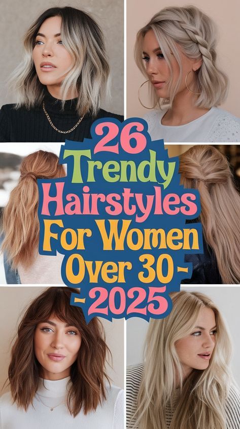 Long Hair Styles 30 Year Old, Women In 30s Hairstyles, Current Womens Hair Trends, 38 Year Old Hairstyle, Millenial Haircut Women, Updated Hairstyles For Women, 30 Year Old Mom Haircut, Hair Styles For Women In 30s, Hairstyle 30s For Women