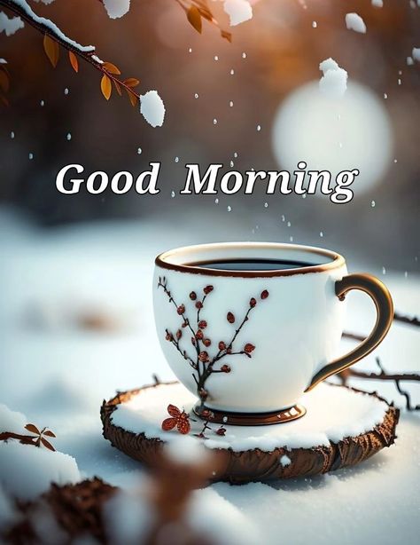 Winter Good Morning, Good Morning Winter Images, Cute Good Morning Gif, Good Morning Winter, Morning Pic, Good Morning Wishes Gif, Lovely Good Morning Images, Special Good Morning, Good Evening Greetings