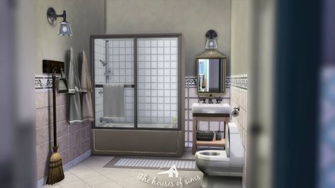 The Sims 4 • Home renovation The Sims 4 Home, Rose Bathroom, Sims 4 Houses, The Sims 4, The Sims, Home Renovation, Sims 4